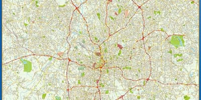Вуліца карце Атланты